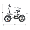 Electric Bike Nakto Skylark Dimensions