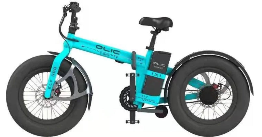 elf electric bicycle Olic 500W Elf Folding Fat Tire Electric Bike