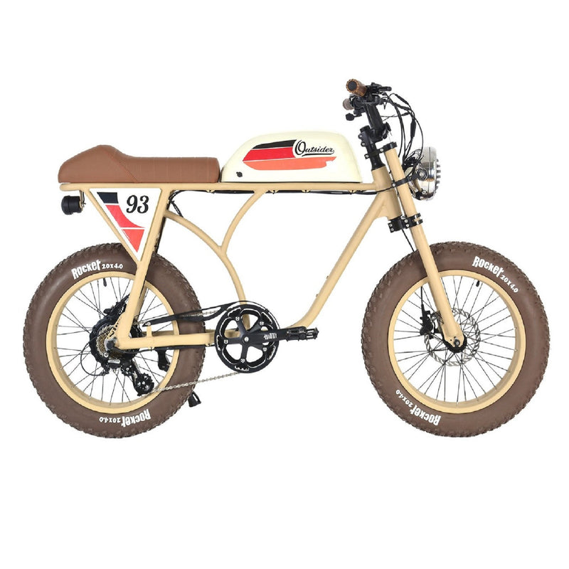 Electric Bike Outsider Sand Frame White Tank