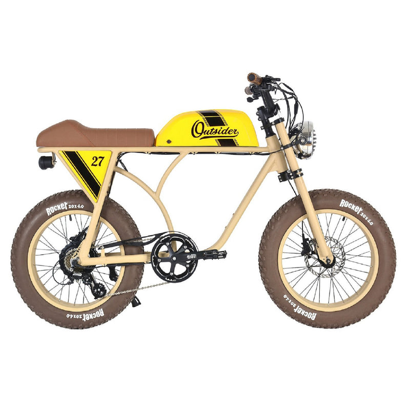 Electric Bike Outsider Sand Frame Yellow Tank