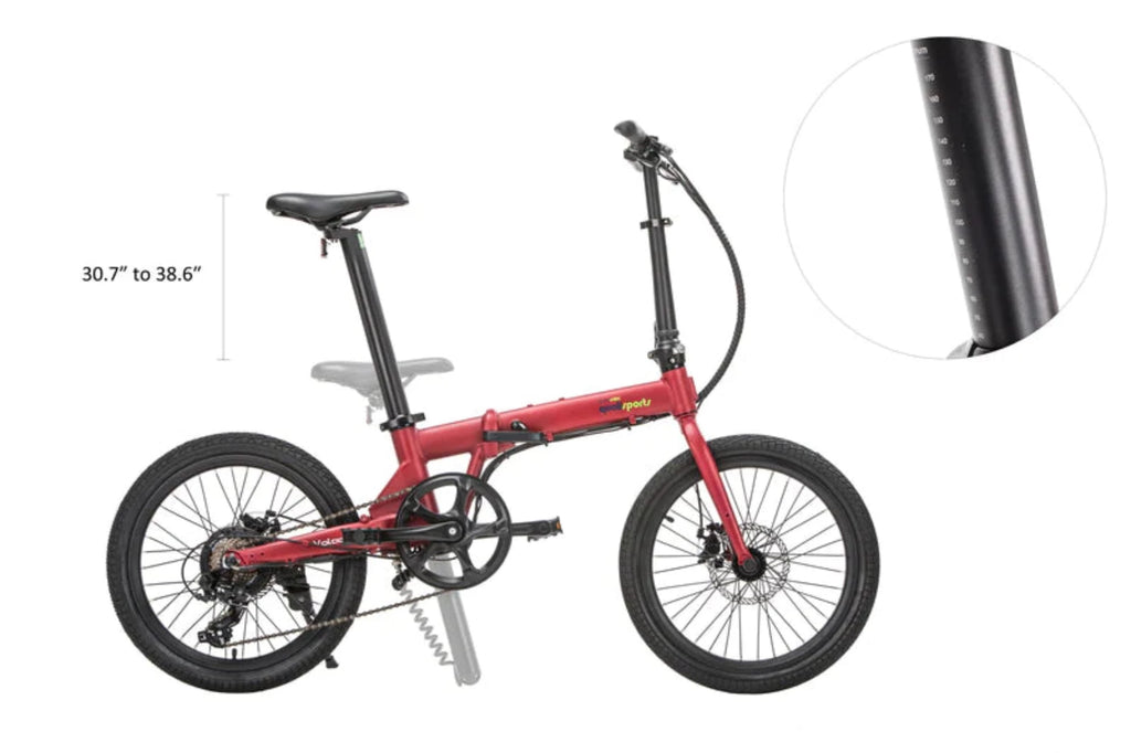 350w electric bicycle Qualisports 350W Volador Folding Electric Bike