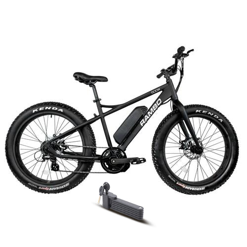 Electric Bike Rambo Cruiser Black Main