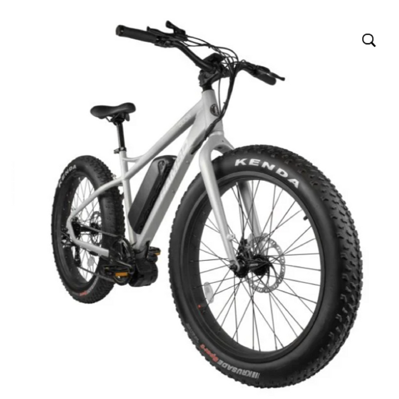 Electric Bike Rambo Cruiser Silver Front