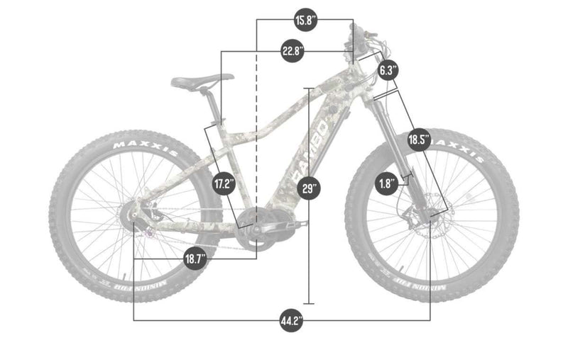 Electric Bike Rambo Prowler Dimensions
