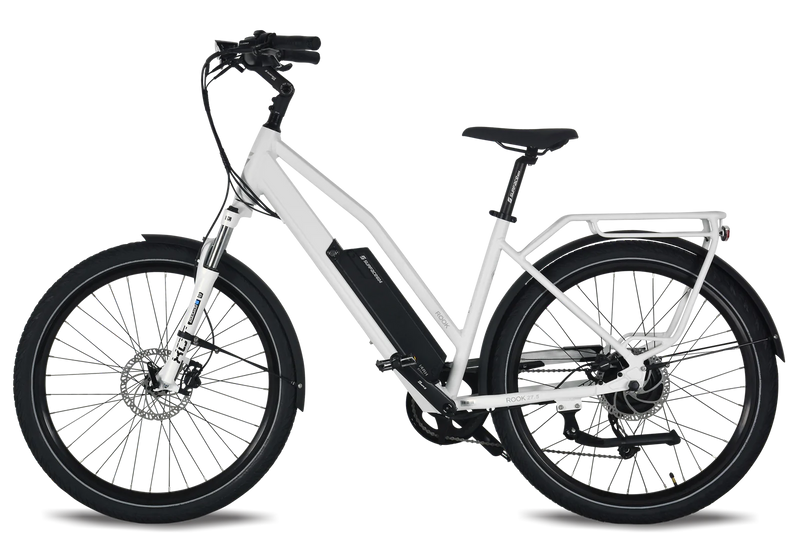 Electric Bike Surface 604 Rook White Left