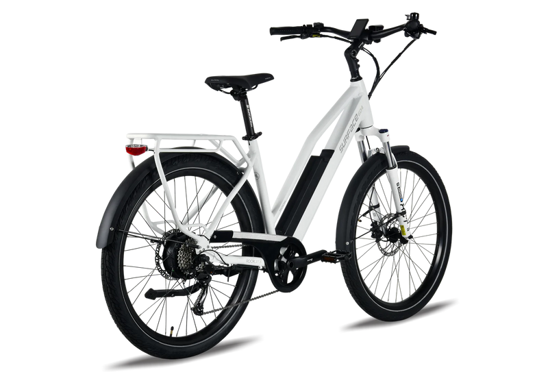 Electric Bike Surface 604 Rook White Right Rear