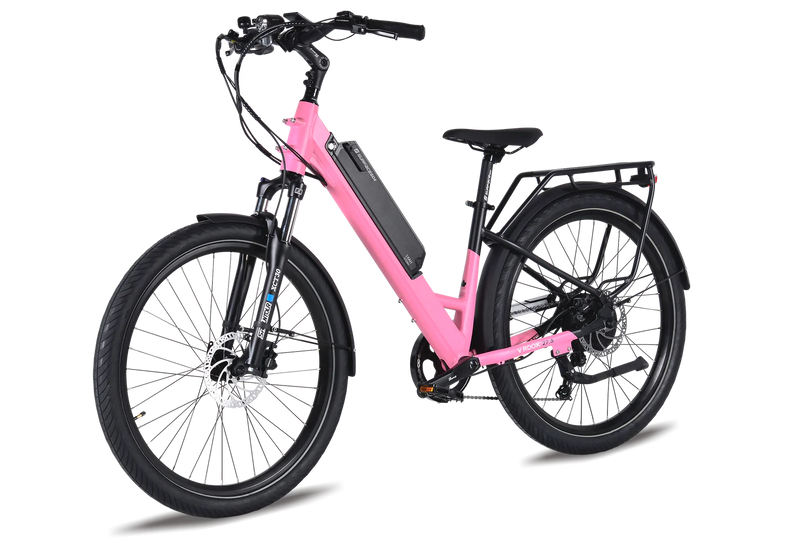 Electric Bike Surface 604 V-Rook Pink Left Front