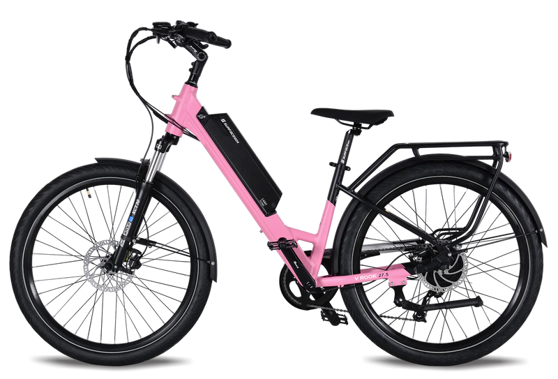Electric Bike Surface 604 V-Rook Pink Left