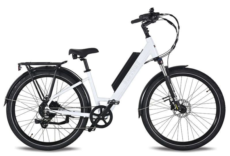 Electric Bike T4B Victory White Side