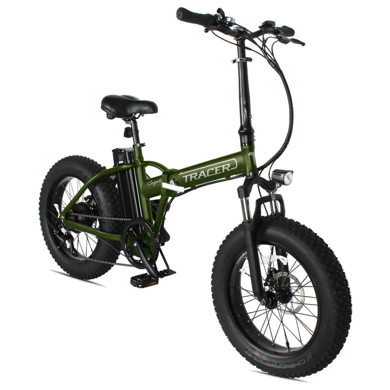 Electric  Bike Tracer Coyote Green Right Front