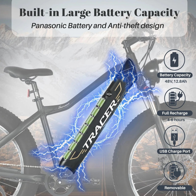 Electric Bike Tracer Tacoma Battery
