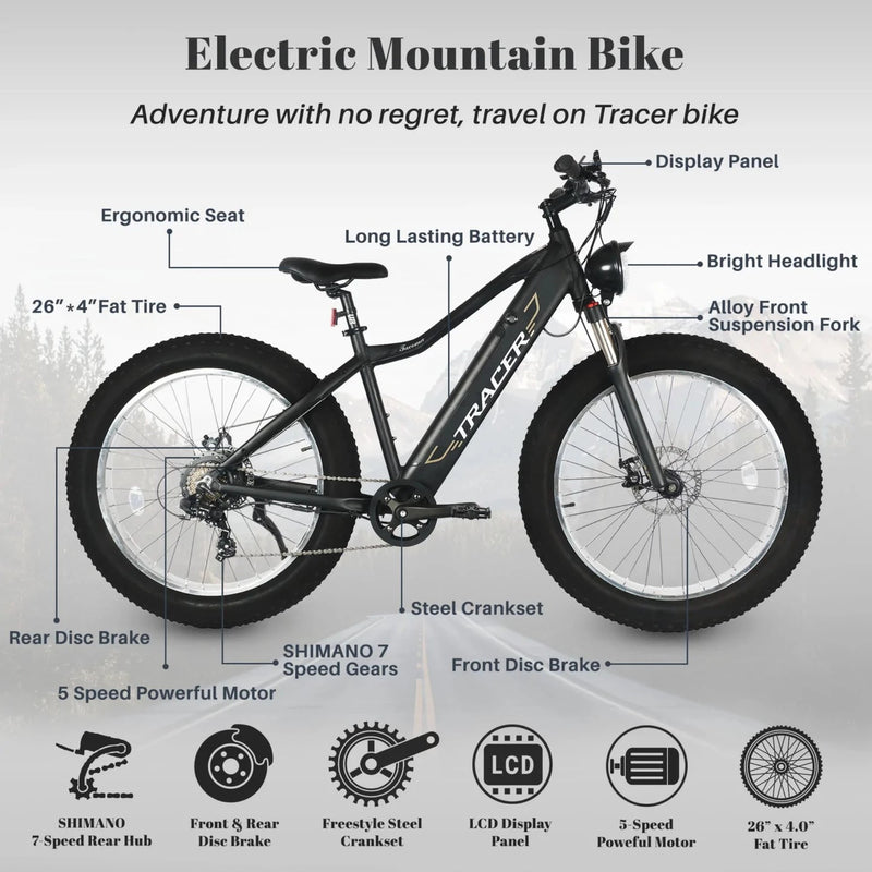 Electric Bike Tracer Tacoma Features