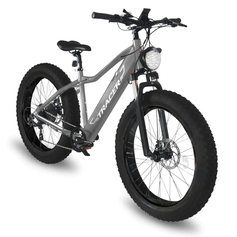 Electric Bike Tracer Tacoma Matte Grey Right Front