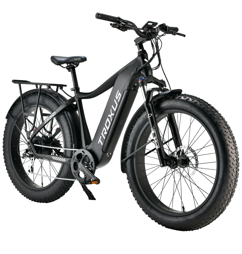 Electric Bike Troxus Explorer Step Over Black Right Front