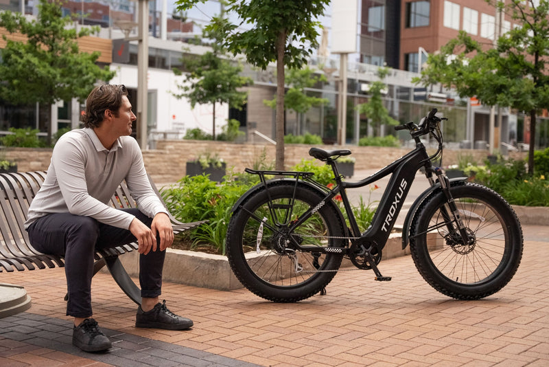 Electric Bike Troxus Explorer Step Over Outside