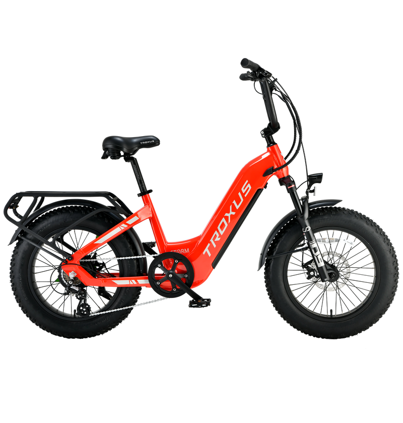 Electric Bike Troxus Lynx Red Right