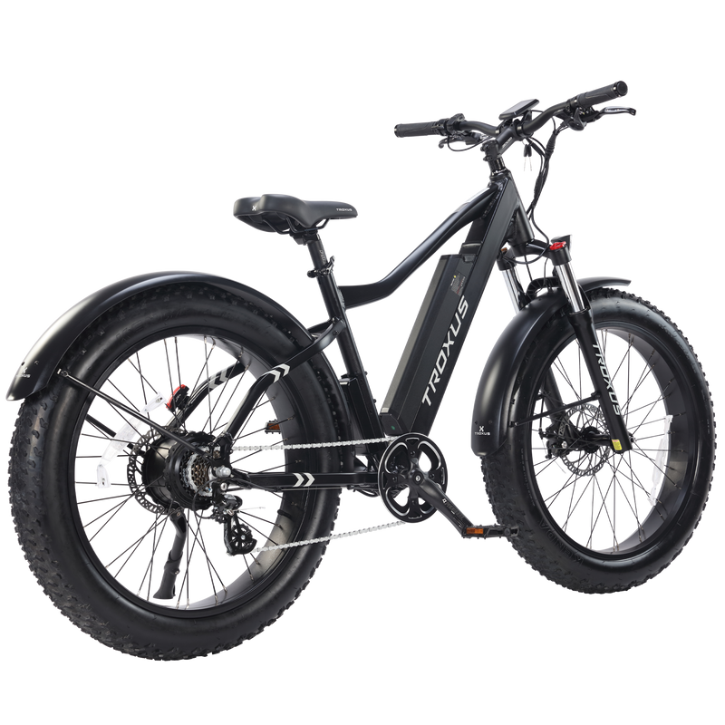 Electric Bike Troxus Vulcanus Black Right Rear
