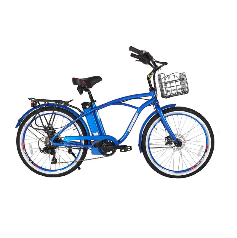 Electric Bike XTeme Newport Elite Metallic Blue Side