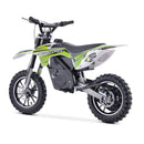 Electric Dirt Mini Bike MotoTec Gazelle Green Rear