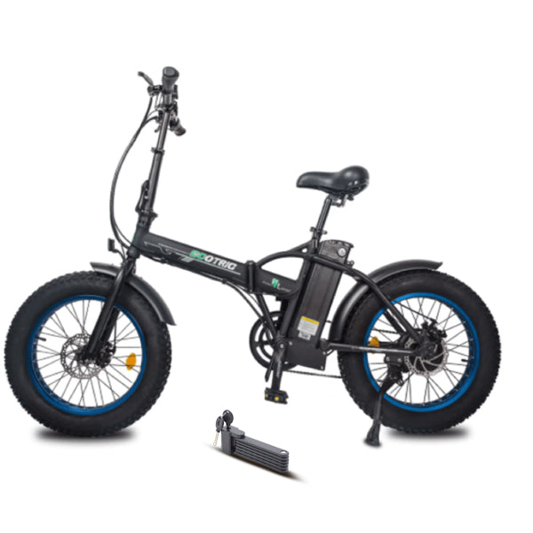 Electric Bike Ecotric Fat2020 Black and Blue Main