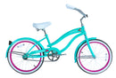 20 Inch Micargi Women Famous hot pink - side of bicycle