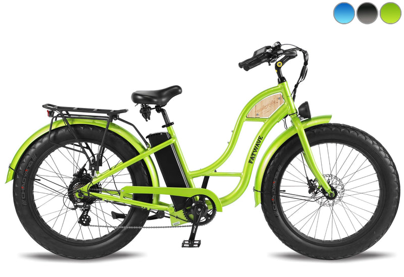 Electric Bike T4B Fatwave Low Step Green Main