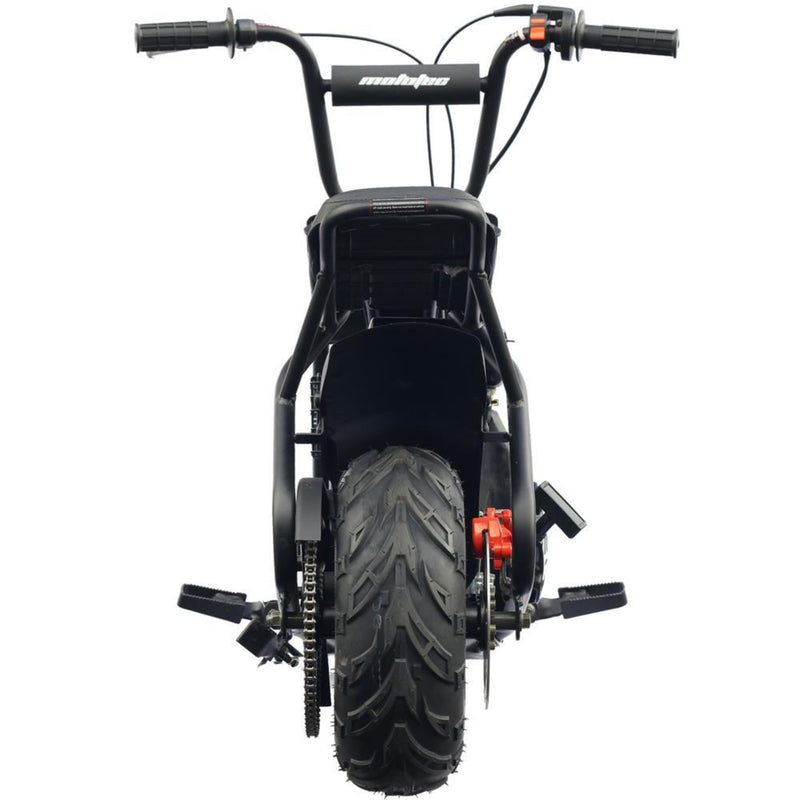 Gas Mini Bike MotoTec 105cc Black Rear