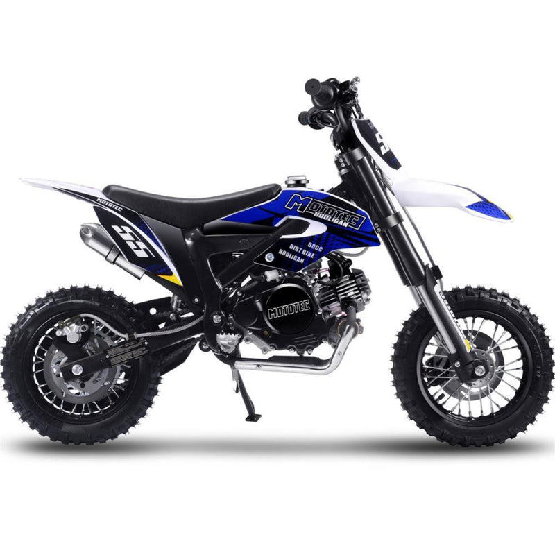 Gas Mini Dirt Bike MotoTec Hooligan Black Main