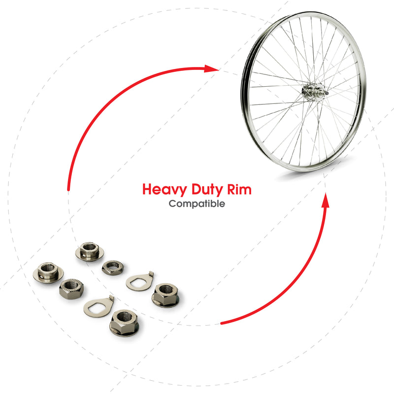 BBR Tuning HEAVY DUTY 12 Gauge 26 Inch x 1.5 Inch Rim Axle Hardware