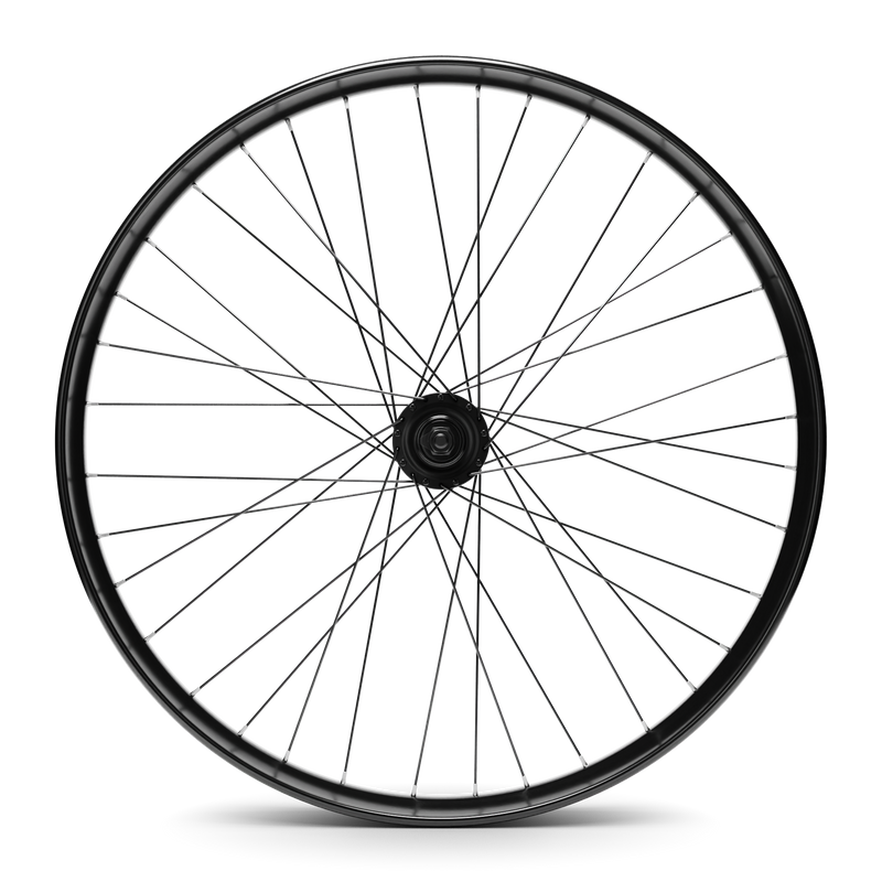 HD Wheels Front Black Non-Disc Brake Ready Side