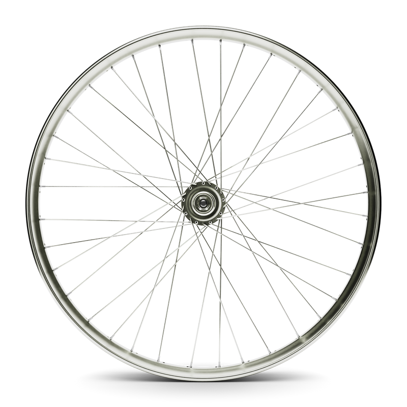 HD Wheels Silver Front Non-Disc Brake Ready Side