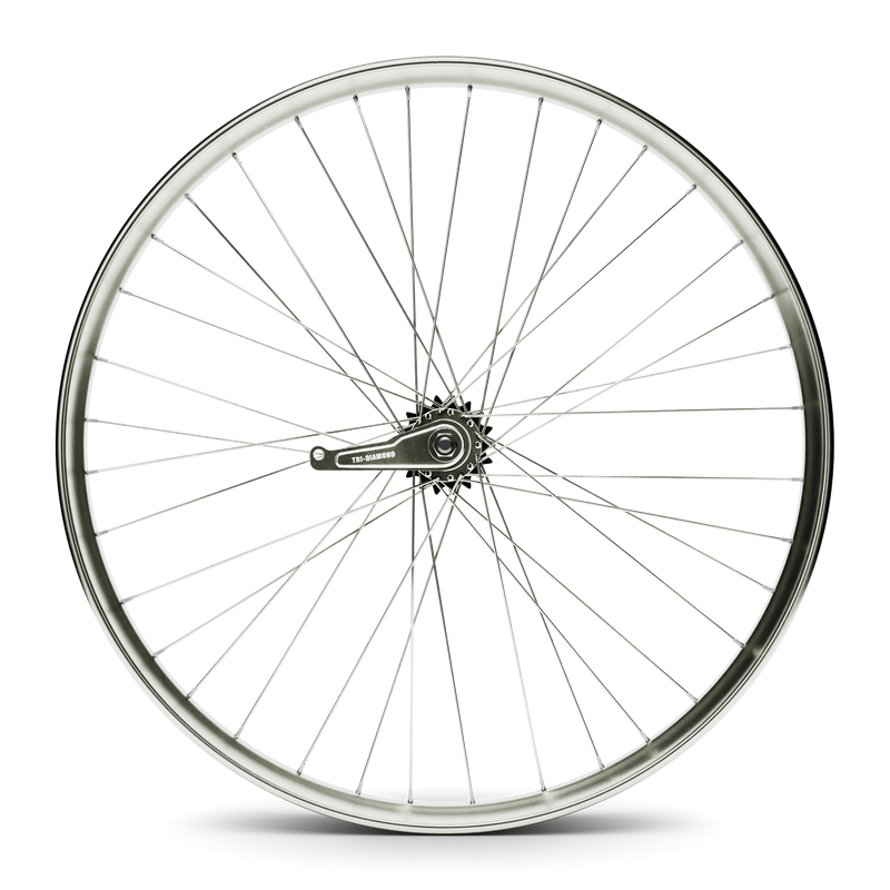 Hd Wheels Silver Rear Coaster Side