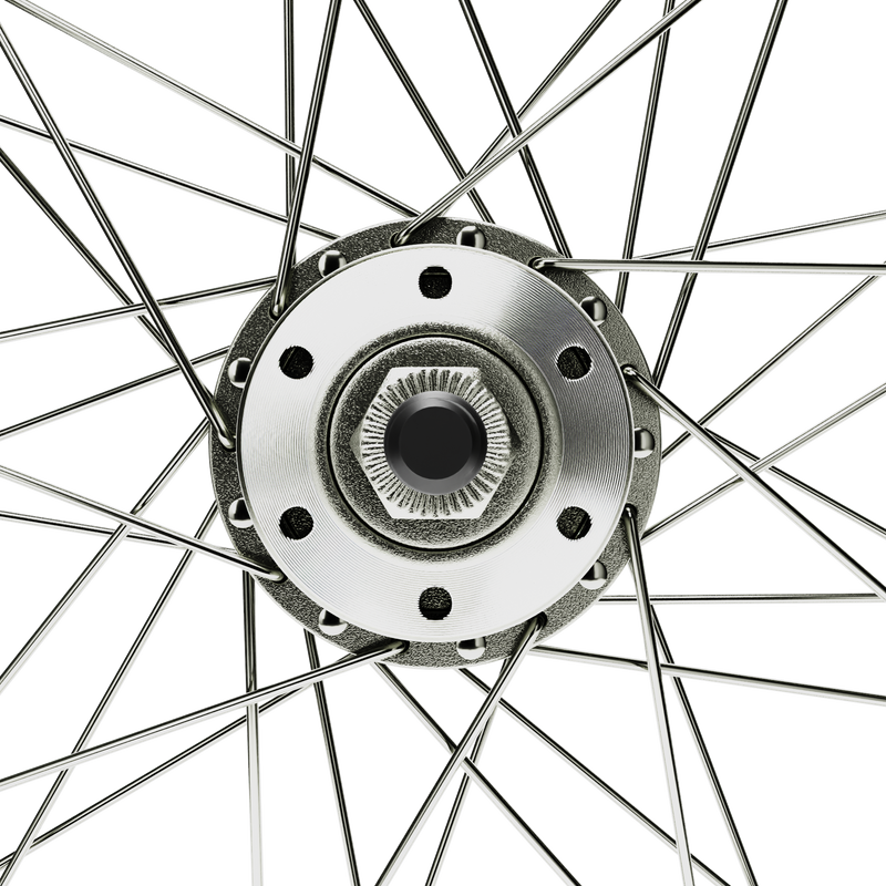 HD Wheels Silver Rear Freewheel Disc Brake Ready Hub