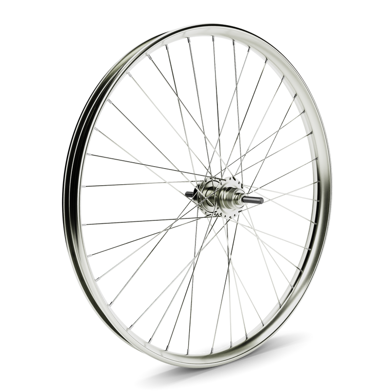 HD Wheels Silver Rear Freewheel Disc Brake Ready Side