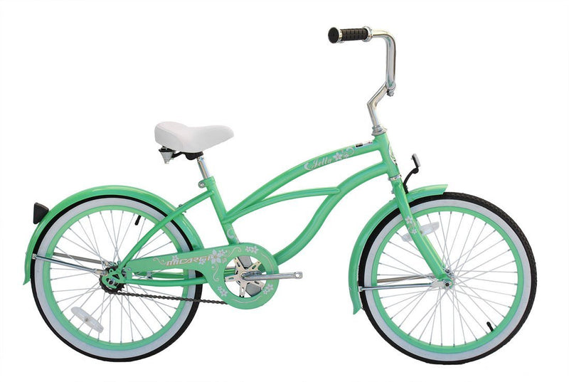 20'' Micargi Womens Jetta baby blue - front of bicycle