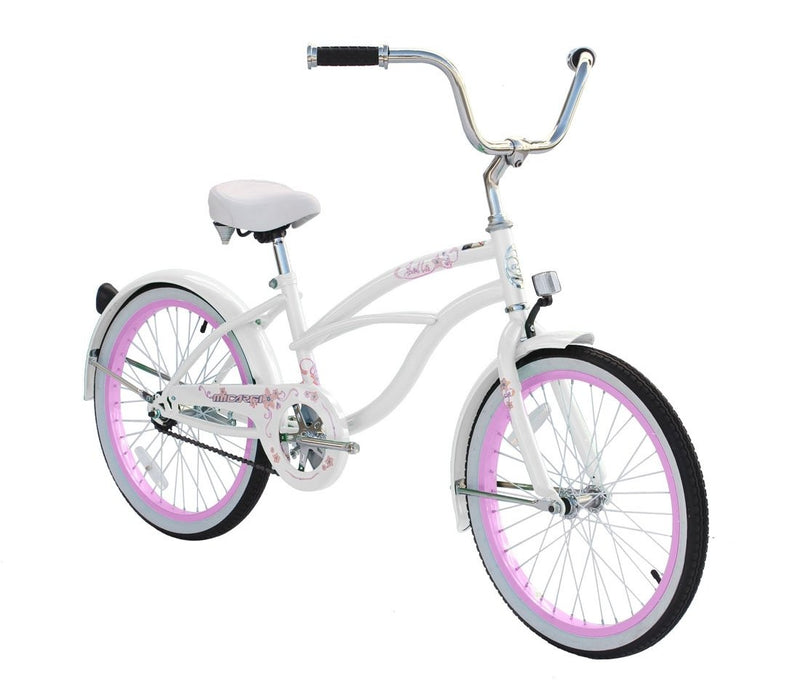 20'' Micargi Womens Jetta baby blue - front of bicycle