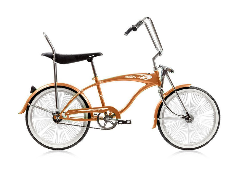 20'' Micargi Lowrider F4 saffron - side of bicycle