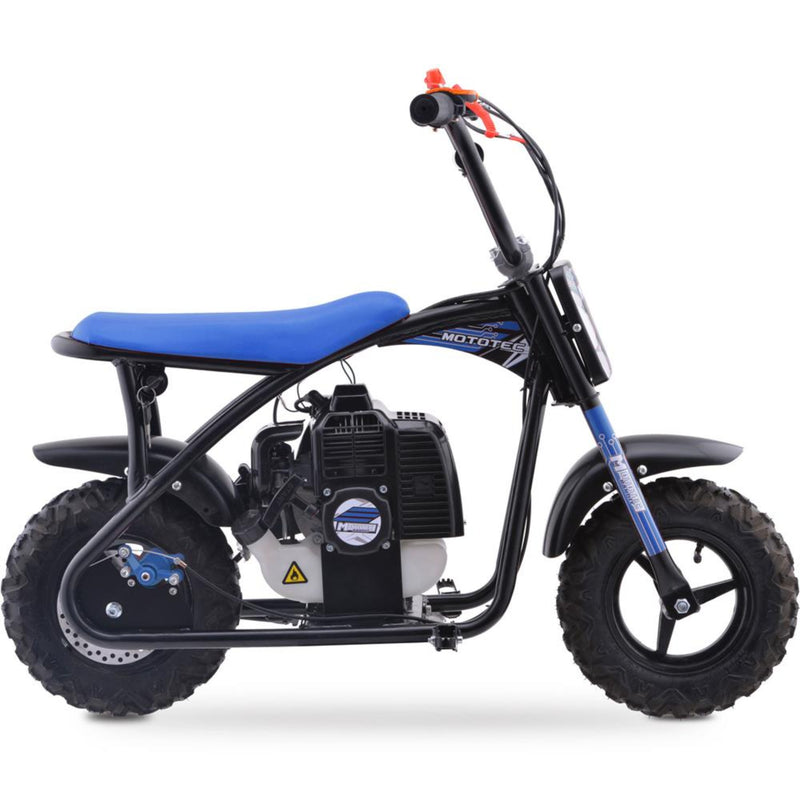 Mini Bike Gas Mototec Bandit Blue Main