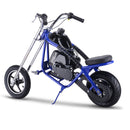 Mini Bike MotoTec Chopper Blue Rear