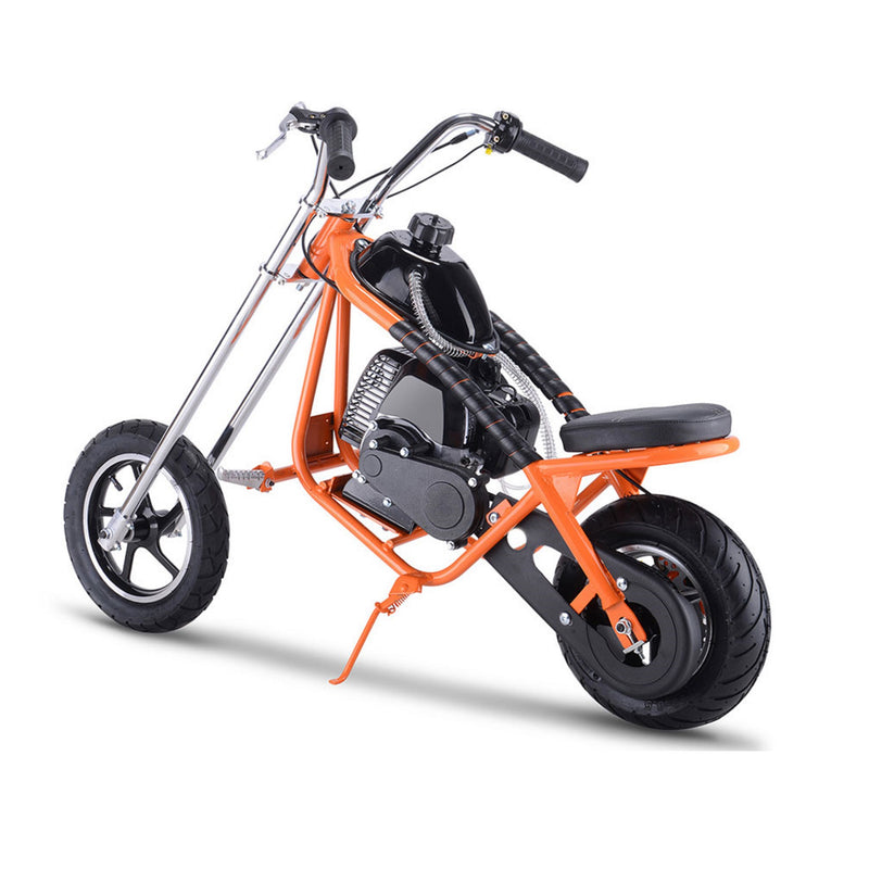 Mini Bike MotoTec Chopper Orange Rear