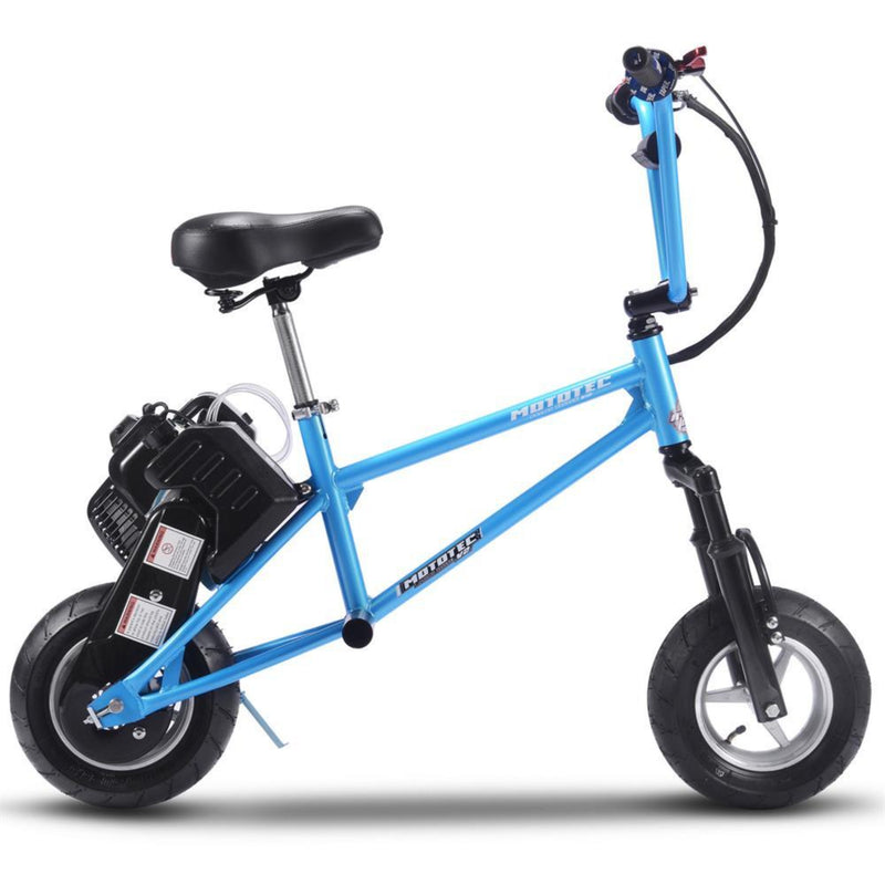 Mini Bike MotoTec V2 Blue Main