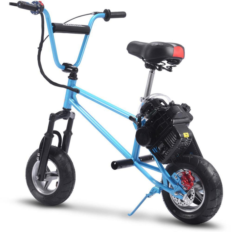 Mini Bike MotoTec V2 Blue Rear