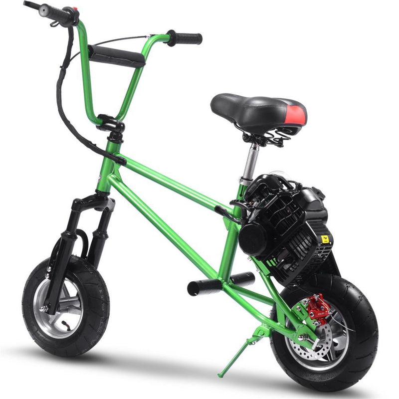 Mini Bike MotoTec V2 Green Rear