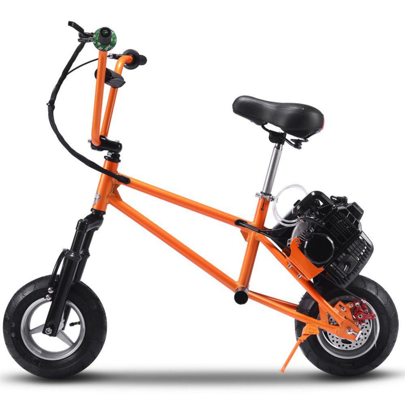 Mini Bike MotoTec V2 Orange Left