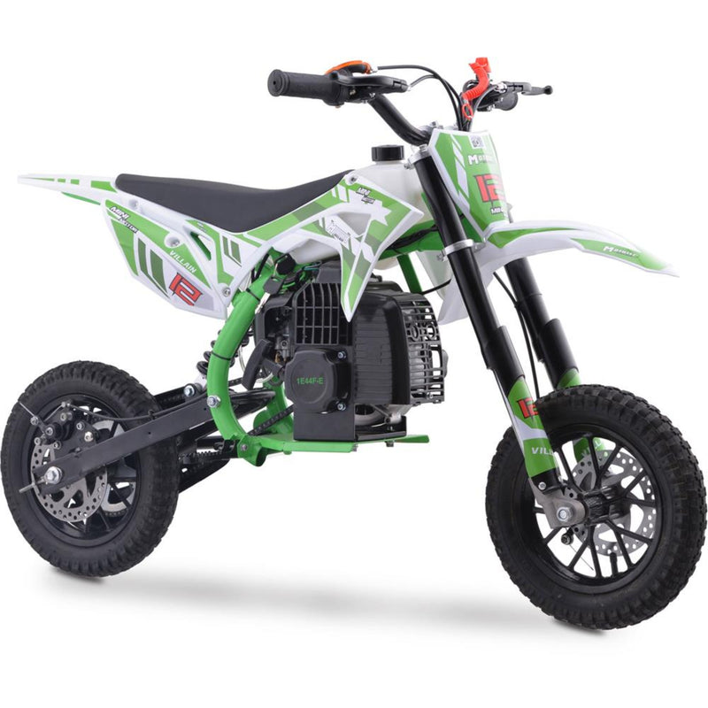 Mini Dirt Bike Gas Mototec Villain Green Right