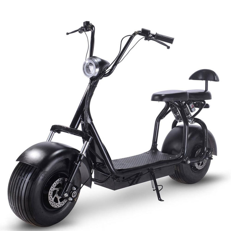 Mini Electric Bike Mototec Knockout 1000W Black Left Front