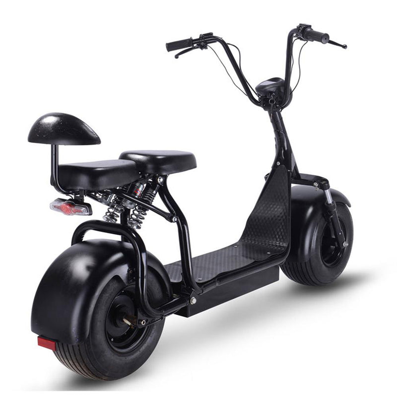 Mini Electric Bike Mototec Knockout 1000W Black Right Rear