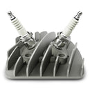 Motorized Bicycle BBR Tuning Dual Spark Kit Cylinder Head with Spark Plugs Installed