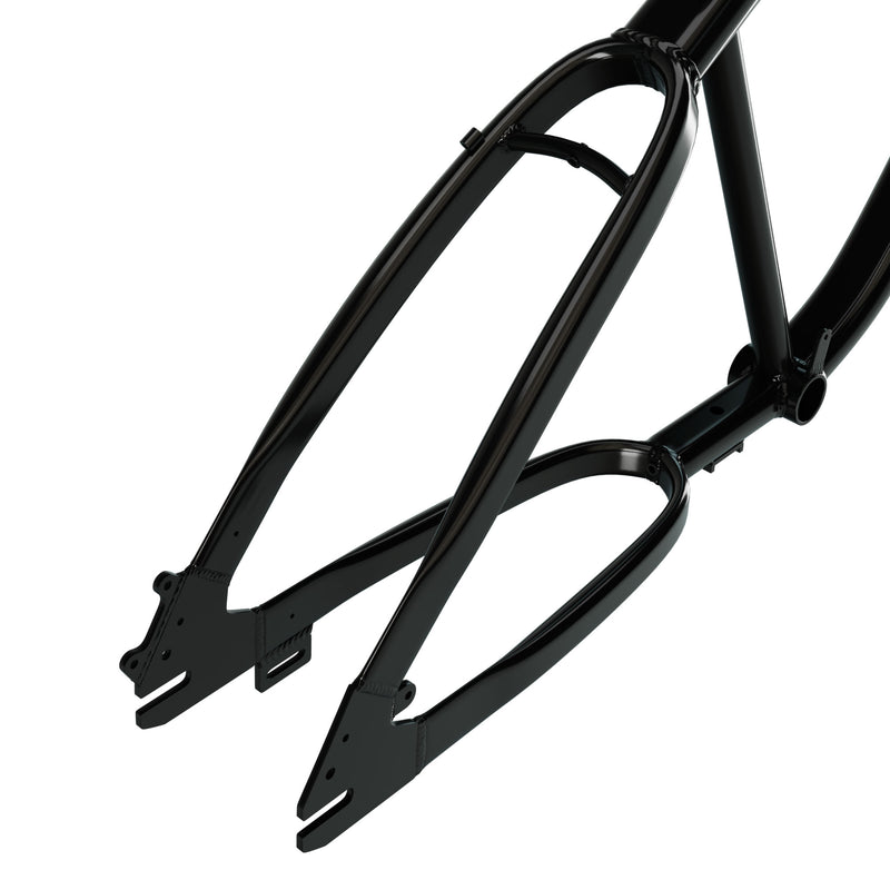 Motorized Bicycle Frame BBR Tuning F-Zero Black Forks