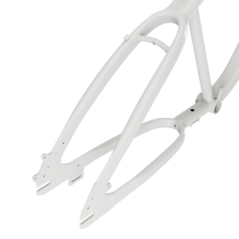 Motorized Bicycle Frame BBR Tuning F-Zero Midnight White Forks